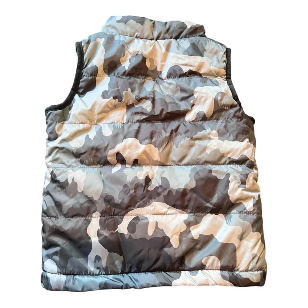 Hurley Kids Camouflage Vest with Bright Green Zipper Closure Boys Size 3T